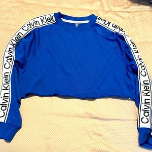 Calvin Klein performance crop sweatshirt
